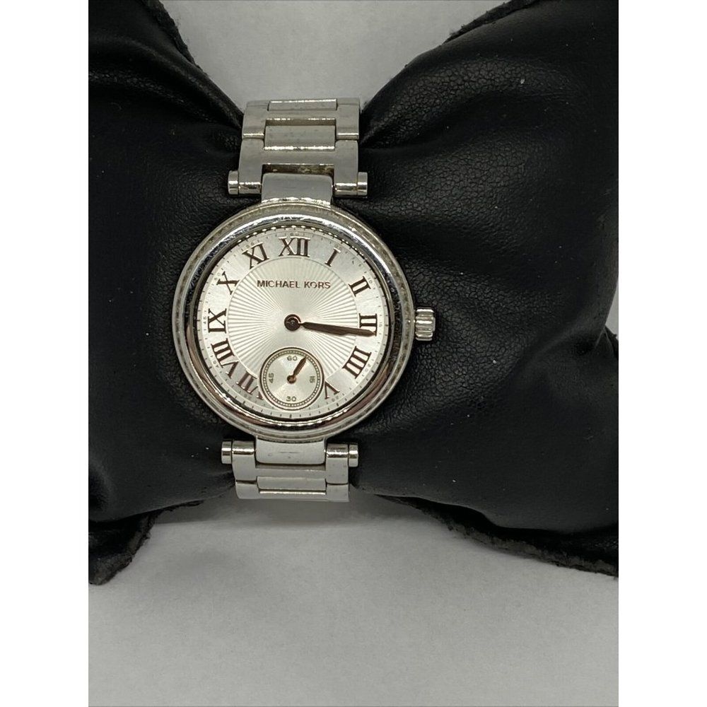 Michael Kors MK5970 Womens Silver Stainless Steel